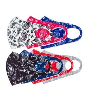 🔴3 for $12🔴•Paisley Protection• Face Mask